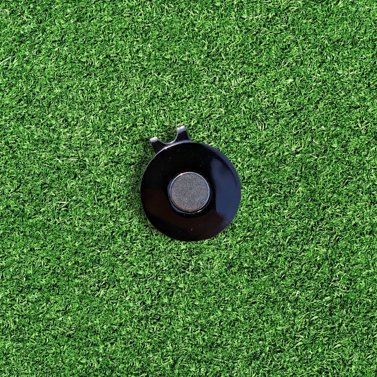 magnetic hat clip for caddie lad golf ball marker